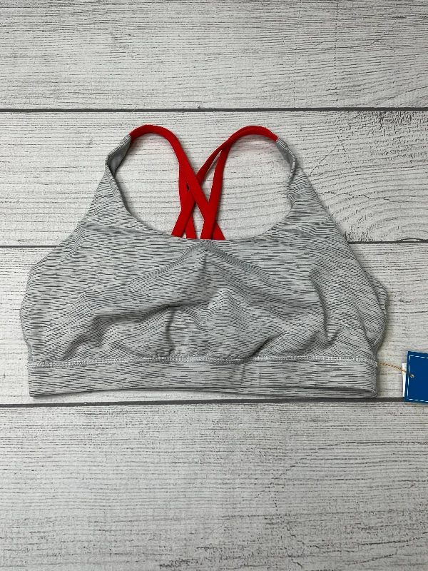 Athletic Bra By Lululemon In Grey, Size: L