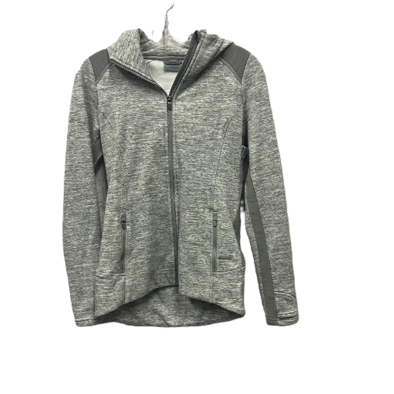 Athletic Jacket By Athleta In Grey, Size: Xxs