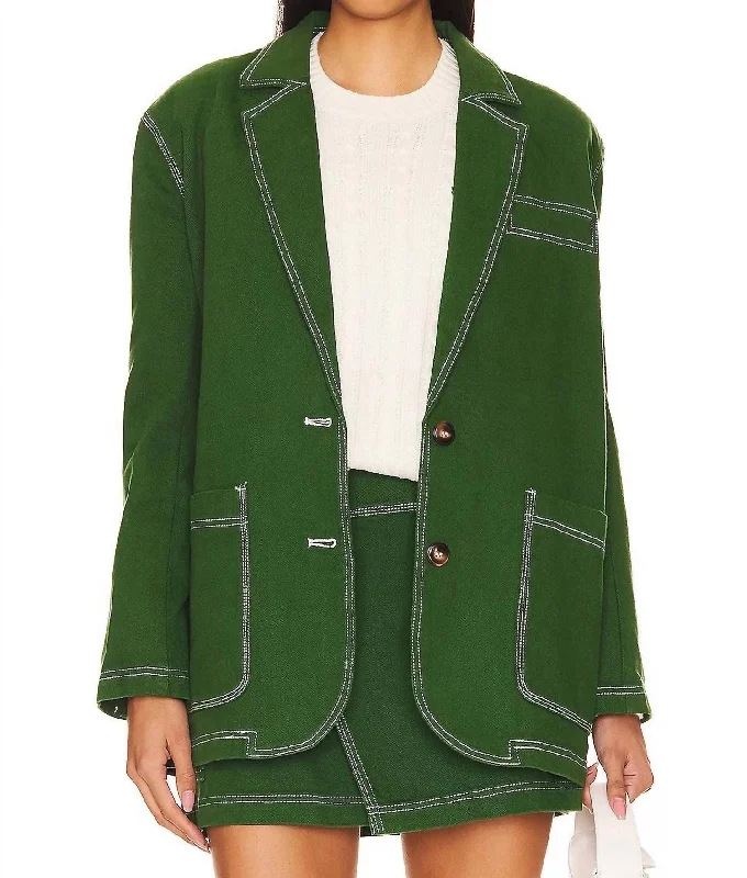 Big Spin Blazer In Gree