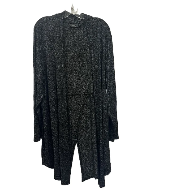 Cardigan By Apt 9 In Black, Size: 2x