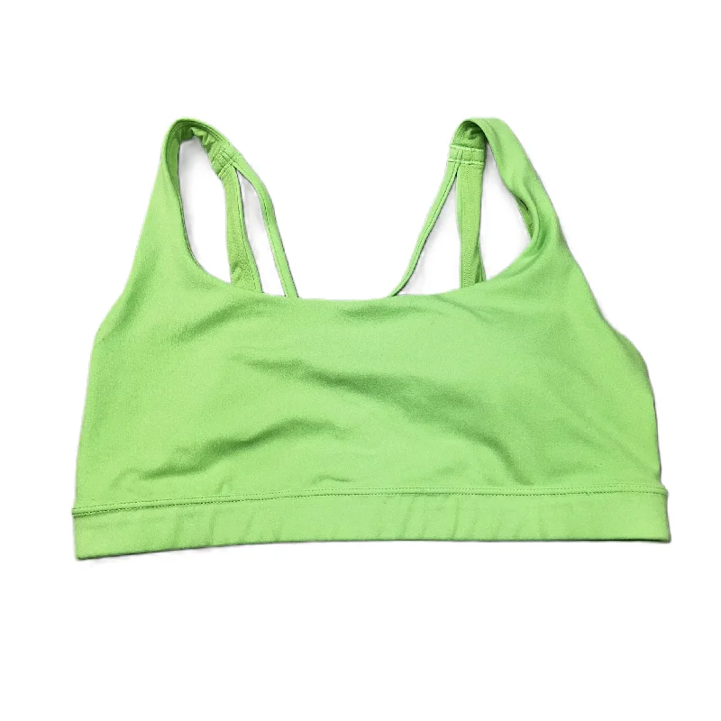 Green Athletic Bra By Athleta, Size: L