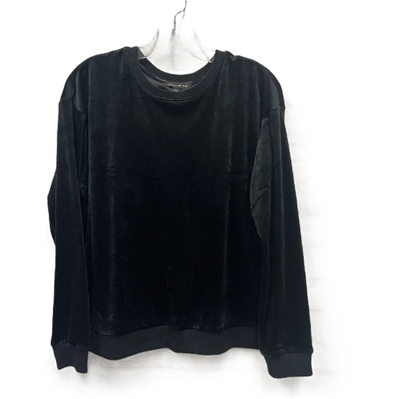 Top Long Sleeve By Banana Republic In Black, Size: L