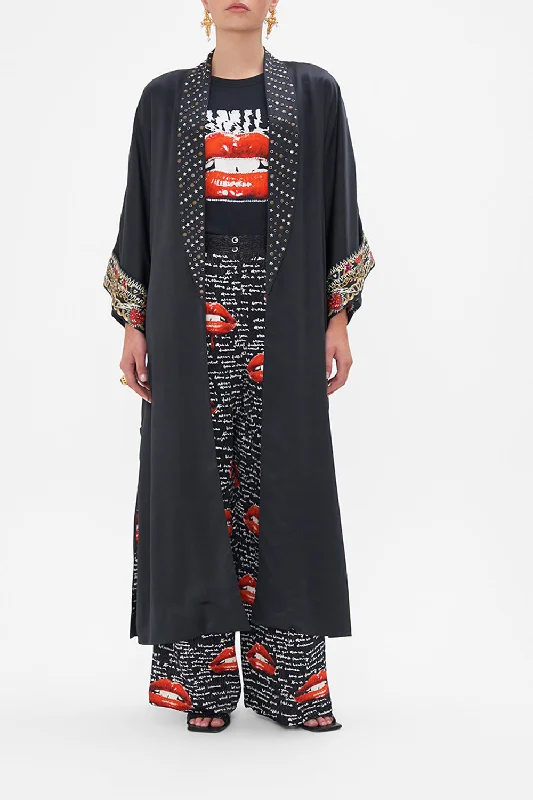 LONG ROBE WITH NARROW COLLAR RADICAL REBIRTH