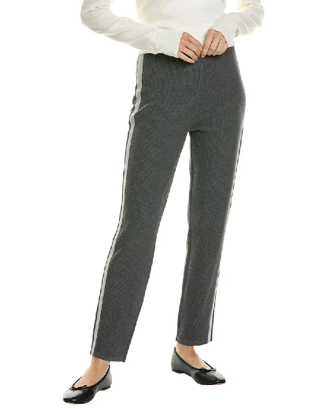 St. John Melange Spectator Stretch Pique Knit Pant