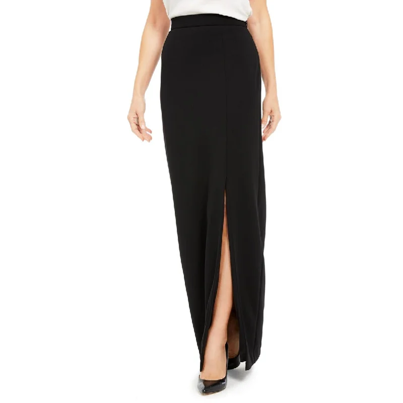 Adrianna Papell Womens Slit Long Pencil Skirt