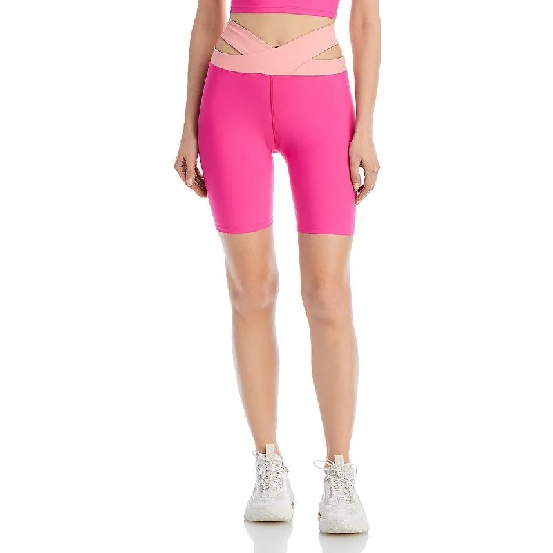 Aqua Womens Activewear Workout Bike Short