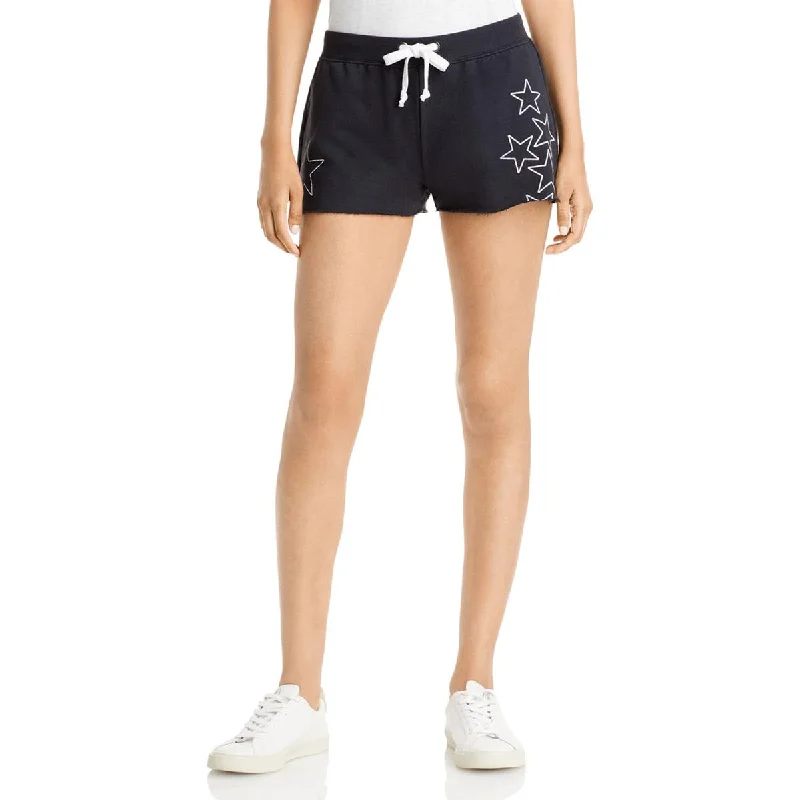 Prince Peter Womens Raw Hem Short Walking Shorts